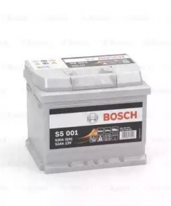 BOSCH 0092S50010 Аккумуляторная батарея S5 Silver Plus 12V 52Ah 520A