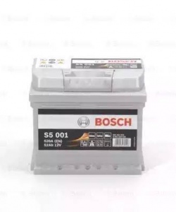 BOSCH 0092S50010 Аккумуляторная батарея S5 Silver Plus 12V 52Ah 520A